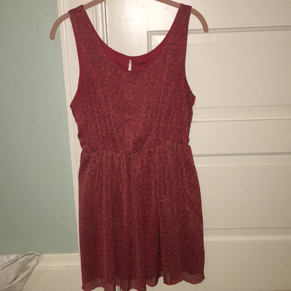 red dress